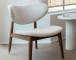 Dianne Lounge stoel Walnoot 